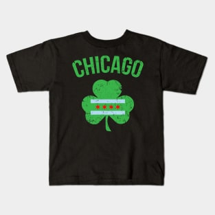 Chicago St Patricks day tshirt - Shamrock St Pattys Day Kids T-Shirt